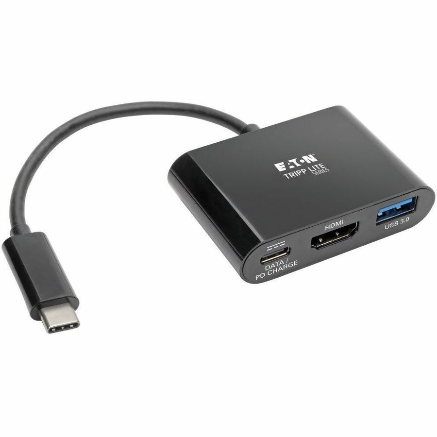 TRIPP LITE SERIES USB-C TO HDMI 4K ADAPTER WITH USB 3.X (5GBPS) HUB PORT AND 60W