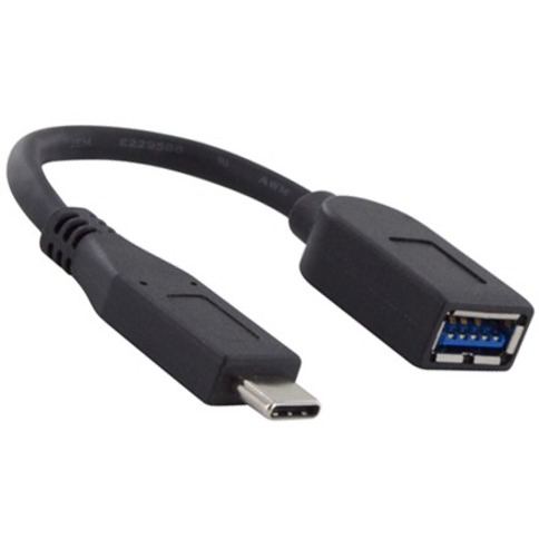 USB 3.0 ADAPTER - USB TYPE A FEMALE TO USB TYPE C MALE. 6 TOTAL LENGTH.