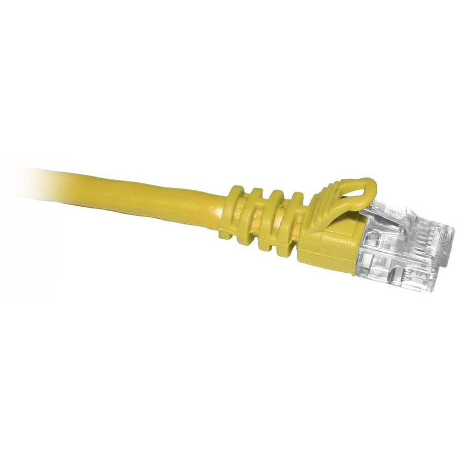 CAT6 550MHZ PATCH CORD BOOTED SNAGLESS - 12FT YELLOW
