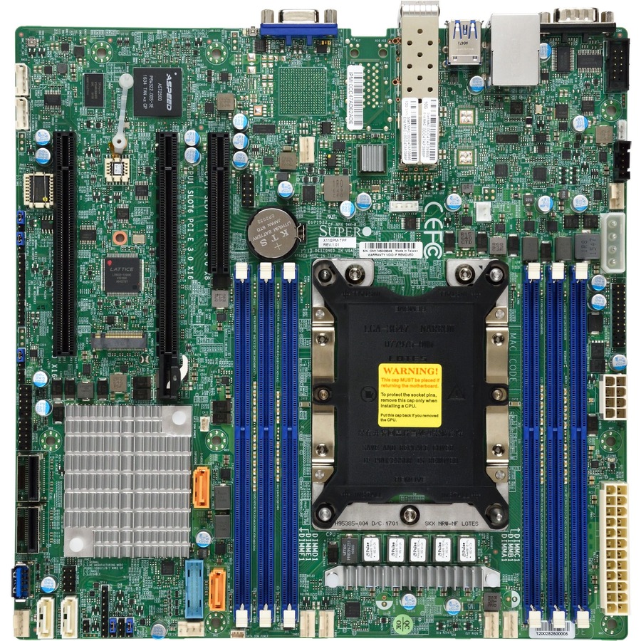 Carte de serveur Intel Xeon Supermicro X11SPM-TPF - mATX - LGA3647 Xeon Scalable CPU (MBD-X11SPM-TPF-O)