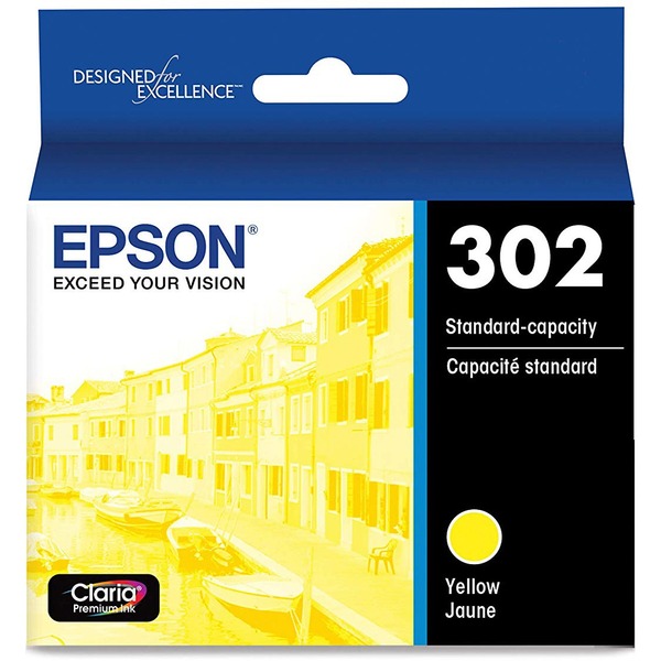 EPSON T302 Claria Premium Ink, Yellow, with Sensor/ XP-6000