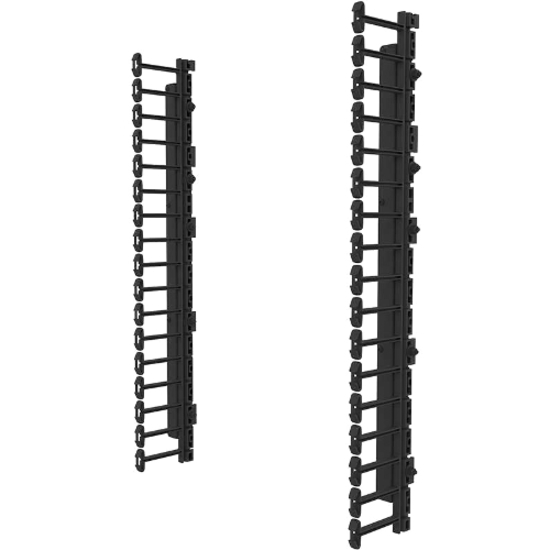 VERTICAL CABLE MANAGEMENT KIT FOR 18RU SWING-OUT WALL-MOUNT CABINET - BLACK - 5-