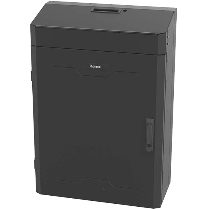 LEGRAND-ORTRONICS LEGRAND 4RU VERTICAL WALL-MOUNT CABINET WITH SPLIT DOOR - 36IN
