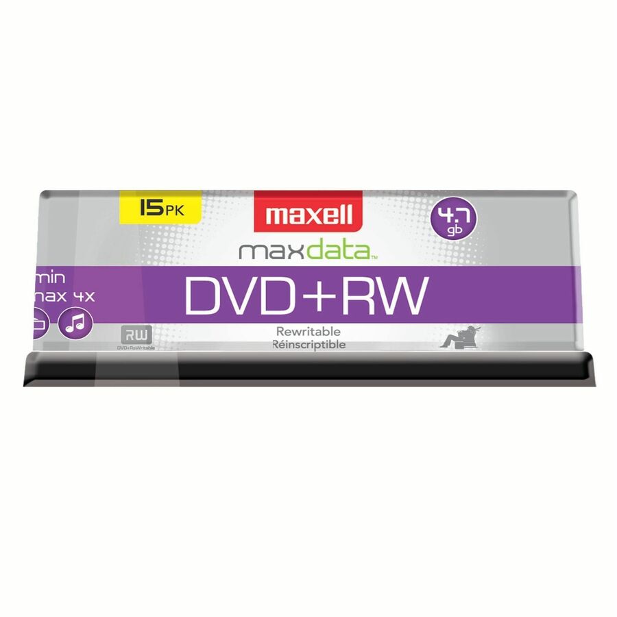 DVD+RW 4.7 SPINDLE REWRITABLE 4X