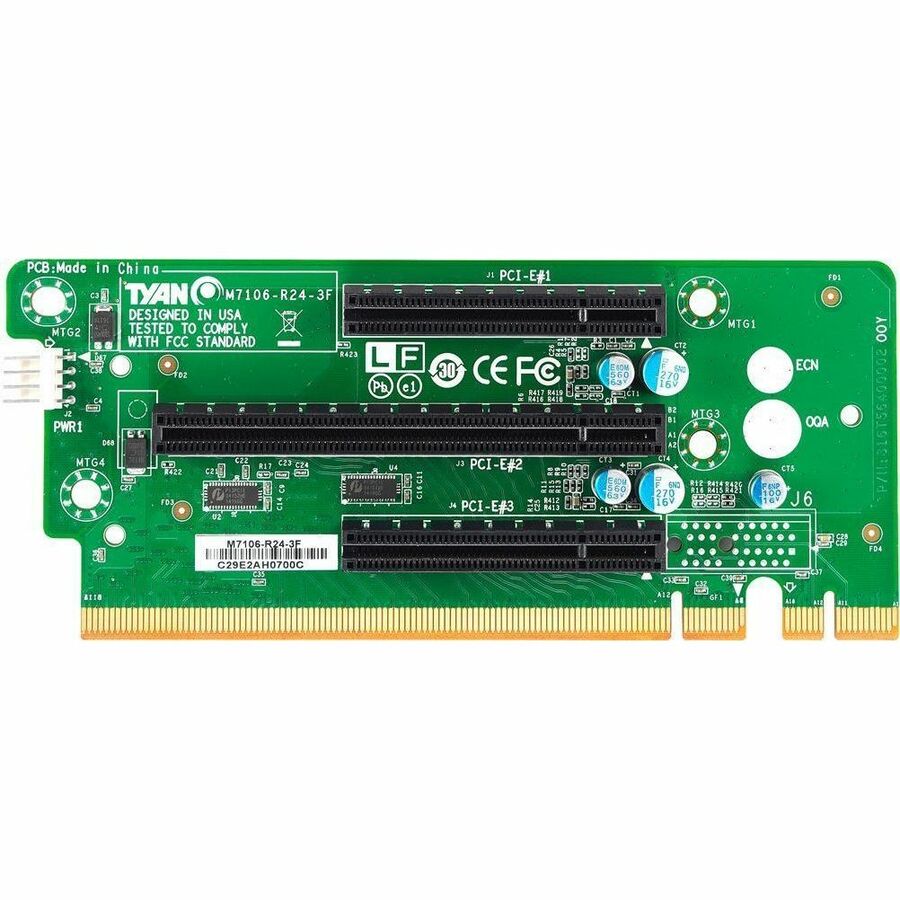 RISER CARD - CONNECTOR TYPE - (1) PCI-E GEN3 X16 SLOT / (2) PCI-E GEN3 X8 SLOT;
