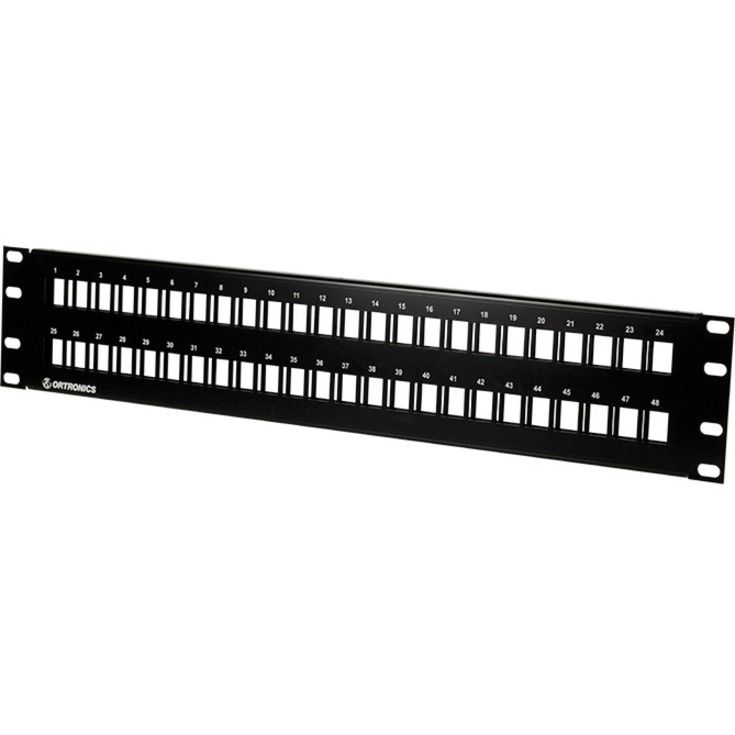 FLUSH MOUNT FLAT PATCH PANEL KIT 48 PORT