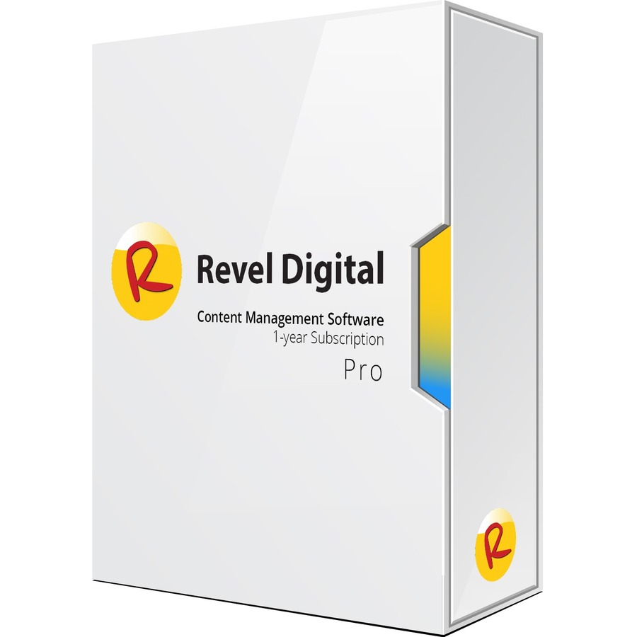 REVEL DIGITAL CMS, PRO SUBSCRIPTION PLAN LICENSE KEY FOR 12 MONTHS (1 YEAR) FOR