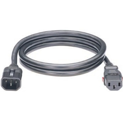 LOCKING PWR CORD IEC C14 TO IEC C13EA