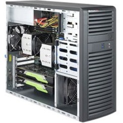 Supermicro SYS-7039A-I Dual-Socket Tower Server Barebone - for LGA3647 Xeon Scalable CPU (SYS-7039A-I) - Includes: CSE-732D3-1200B Mid Tower Chassis, X11DAi-N Server Board, 1200W Power Supply