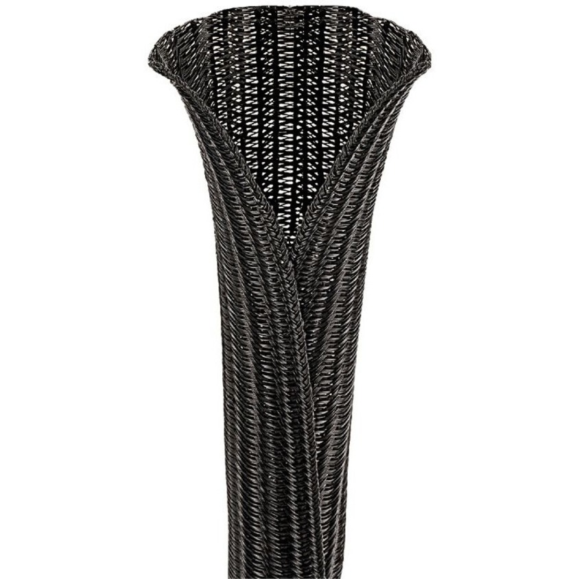 PANWRAP BRAID SLEEVE 1.5IN X75FT BLK 1RL