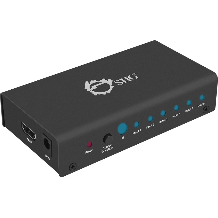 TRUE 4K PERFORMANCE SHARE ONE UHD 4K HDMI DISPLAY BETWEEN FIVE UHD 4K HDMI SOURC