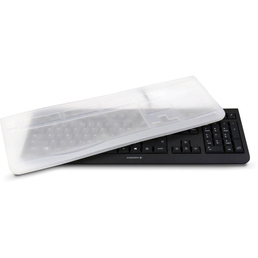 BLACK FLAT COVER USB 104+4 QUIET LASERED