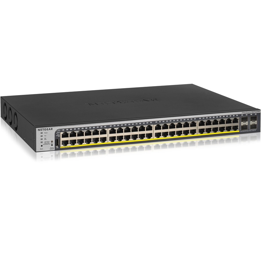 Commutateur Ethernet NETGEAR (GS752TPP-100NAS) à 48 ports avec PoE+ de 380W