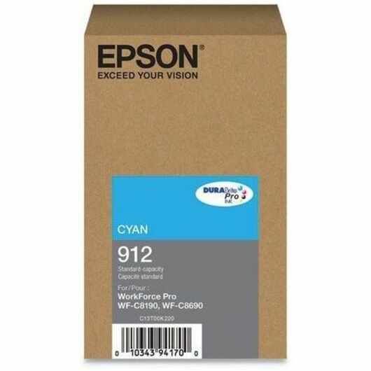 T912 Std Capacity Cyan Ink Pk