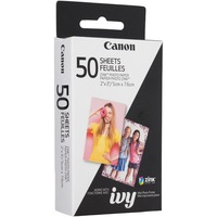 CANON ZINK Photo Paper (50SH) 50pk refill for IVY | Glossy finish for photo-quality colour | Water- and smudge-resistant