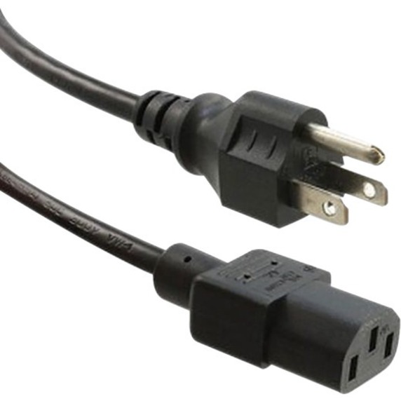 ENET NEMA 5-15P TO C13 16 AWG 13A POWER CORD BLACK 6FT - LIFETIME WARRANTY