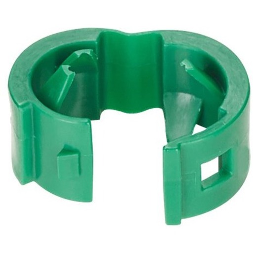 PATCH CORD COL BANDS GRN PK25