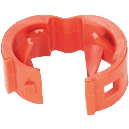 PATCH CORD COL BANDS RED PK25