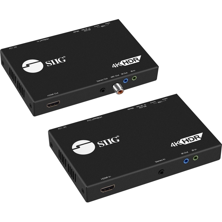 SIIG HDMI & USB HDBASET EXTENDER 100M 4K60HZ, UP TO 330 FT (100M), TAA COMPLIAN