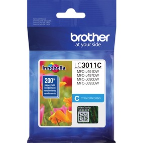 BROTHER LC-3011 Cyan Ink Cartridge (LC3011CS)
