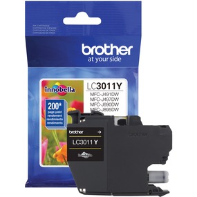 BROTHER LC-3011 Yellow Ink Cartridge (LC3011YS)