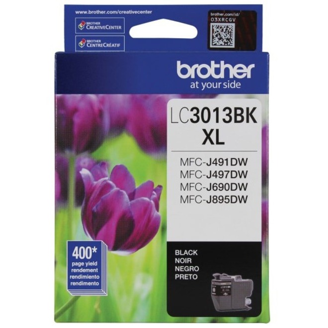 Brother LC3013BKS Black Ink Cartridge, Super High Yield