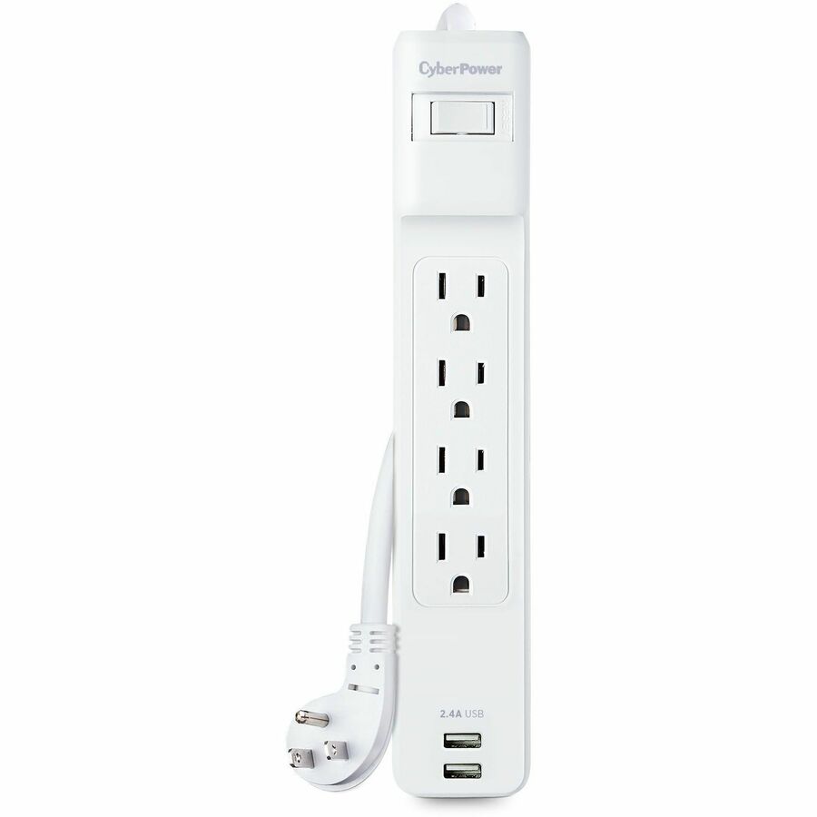 P403URC1 - SURGE PROTECTOR - 125 V - CIRCUIT BREAKER - 15A - 4 NEMA 5-15R - WHI