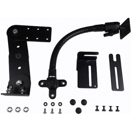 COMPUTER ACCESSORY - POWDER-COATED STEEL - BLACK - BASE BRACKET WITH HEAVY-DUTY