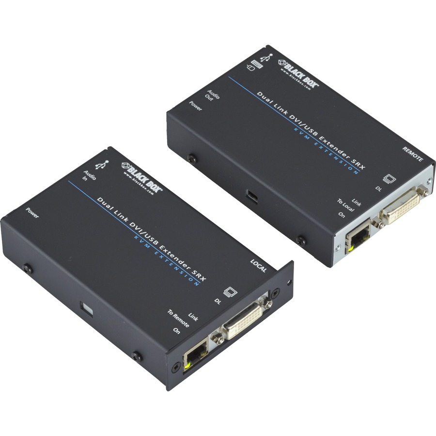 KVM EXTENDER FOR DUAL LINK DVI-D AND TRANSPARENT USB 2.0 USB 2.0 DEVICES AT REDU