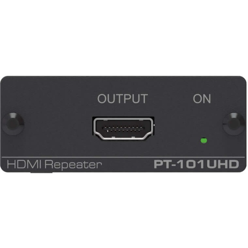PT-101UHD IS A HIGH-PERFORMANCE REPEATER/EXTENDER FOR 4K@60HZ (4:2:0) HDMI AND H