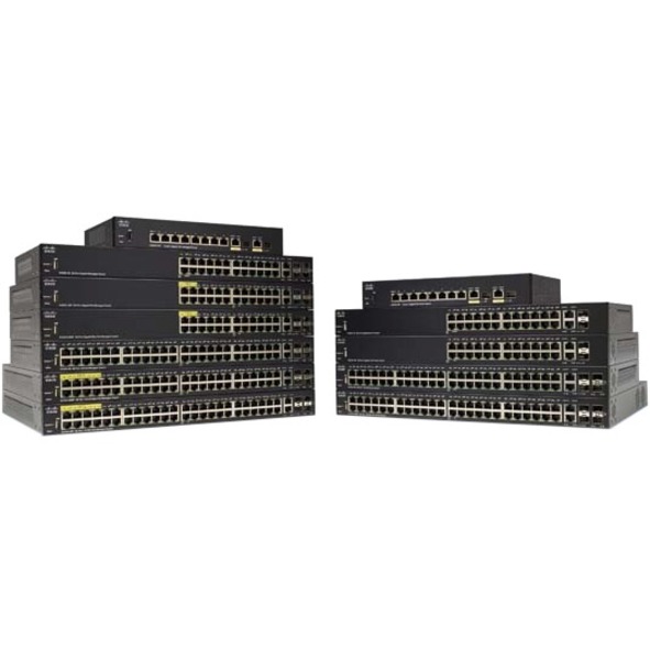 CISCO SG350-10P 10-PORT GIGABIT POE MANAGEDSW REMANUFACTURED