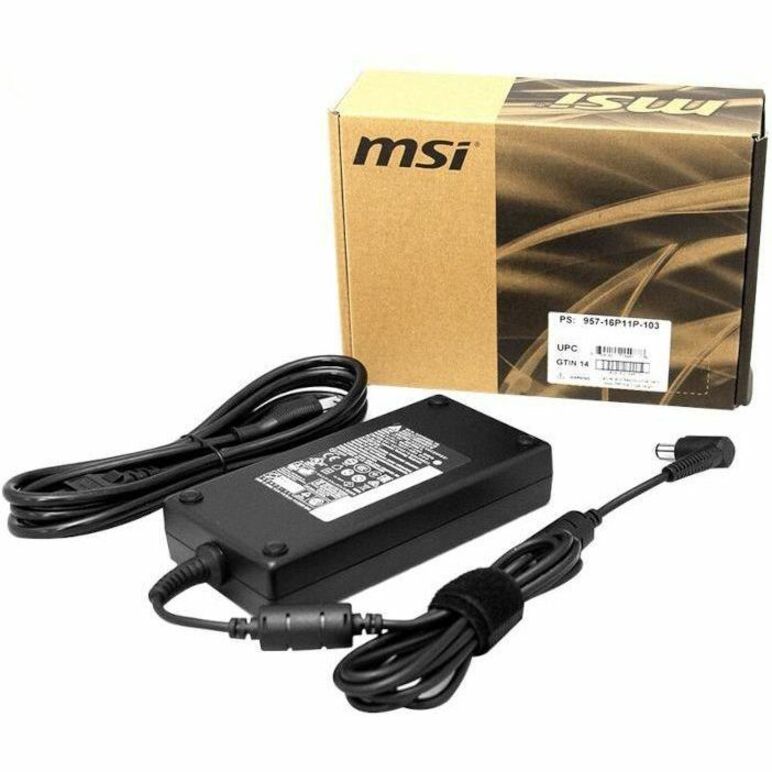 MSI AC Adaptor + Power Cord - 150W, Retail/Slim - For Notebook