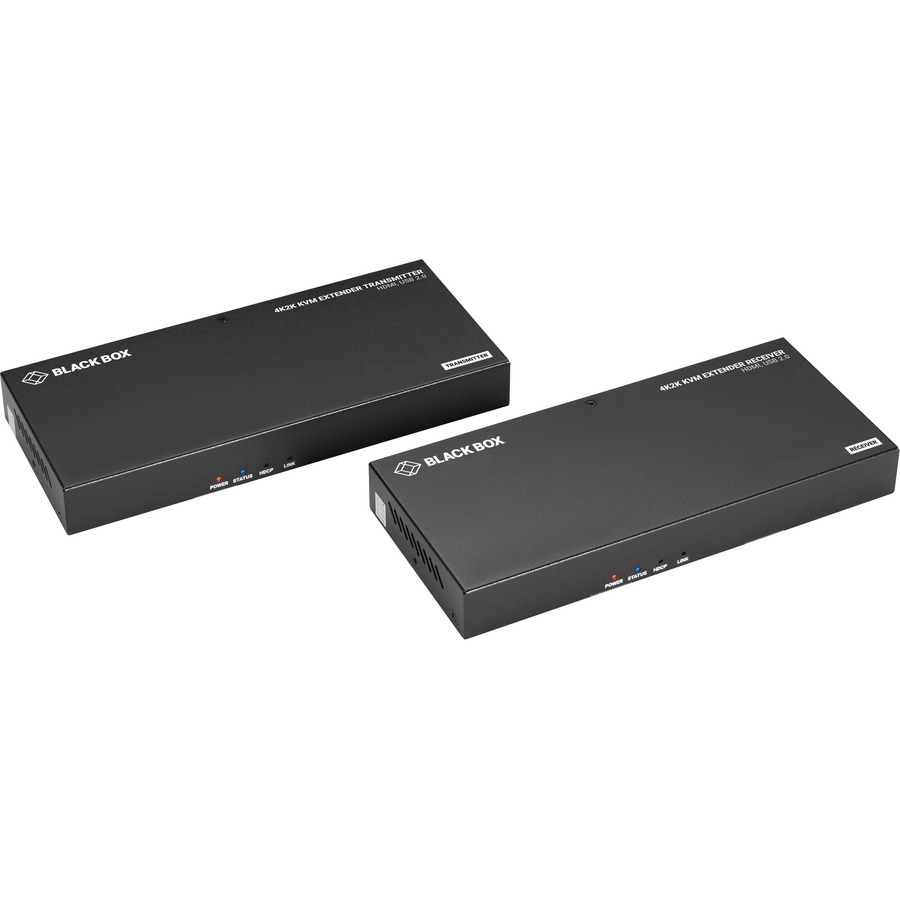 USE THE KVM EXTENDERS TO SEND HIGH-RESOLUTION 4K AT 60HZ (4:2:0 8-BIT) VIDEO AS