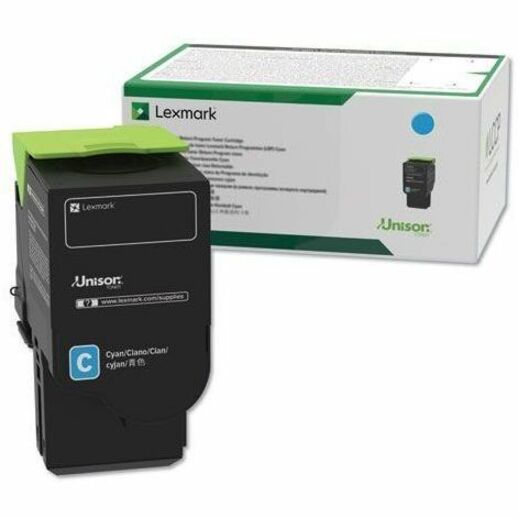 LEXMARK C241XC0 CYAN RETURN PROGRAM TONER CARTRIDGE FOR USE IN C/MC2425,2535,MC2