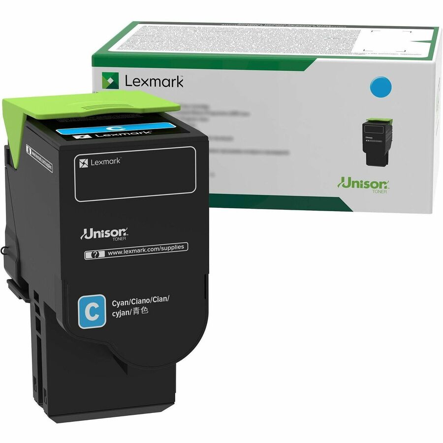 LEXMARK 78C1XC0 CYAN RETURN PROGRAM TONER CARTRIDGE - EXTRA HIGH YIELD - 5000 P