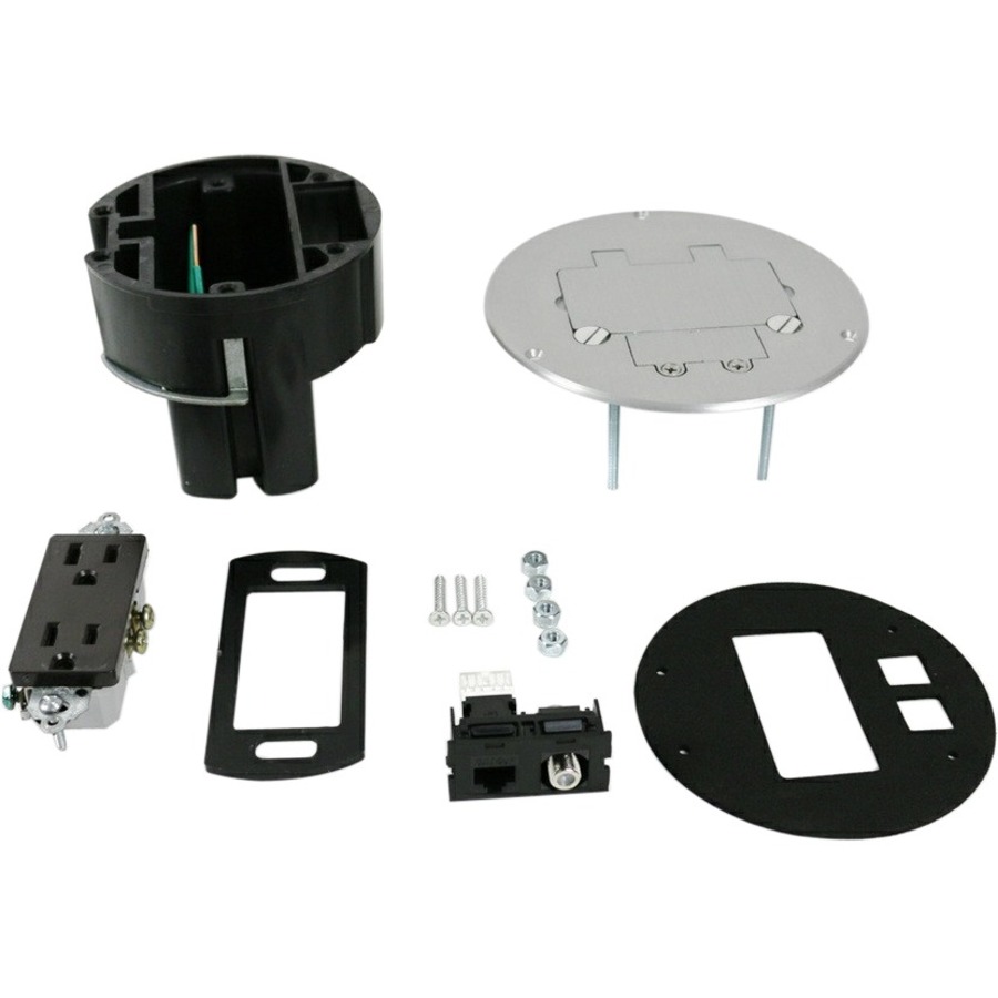 FLOOR BOX, GFI, COMM, ALU