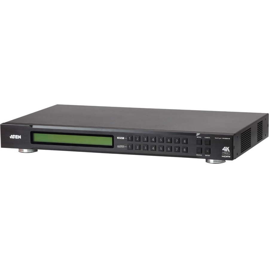 VM0808HB - 8 X 8 TRUE 4K HDMI MATRIX SWITCH - WIRED - HDMI TYPE A FEMALE (BLACK)