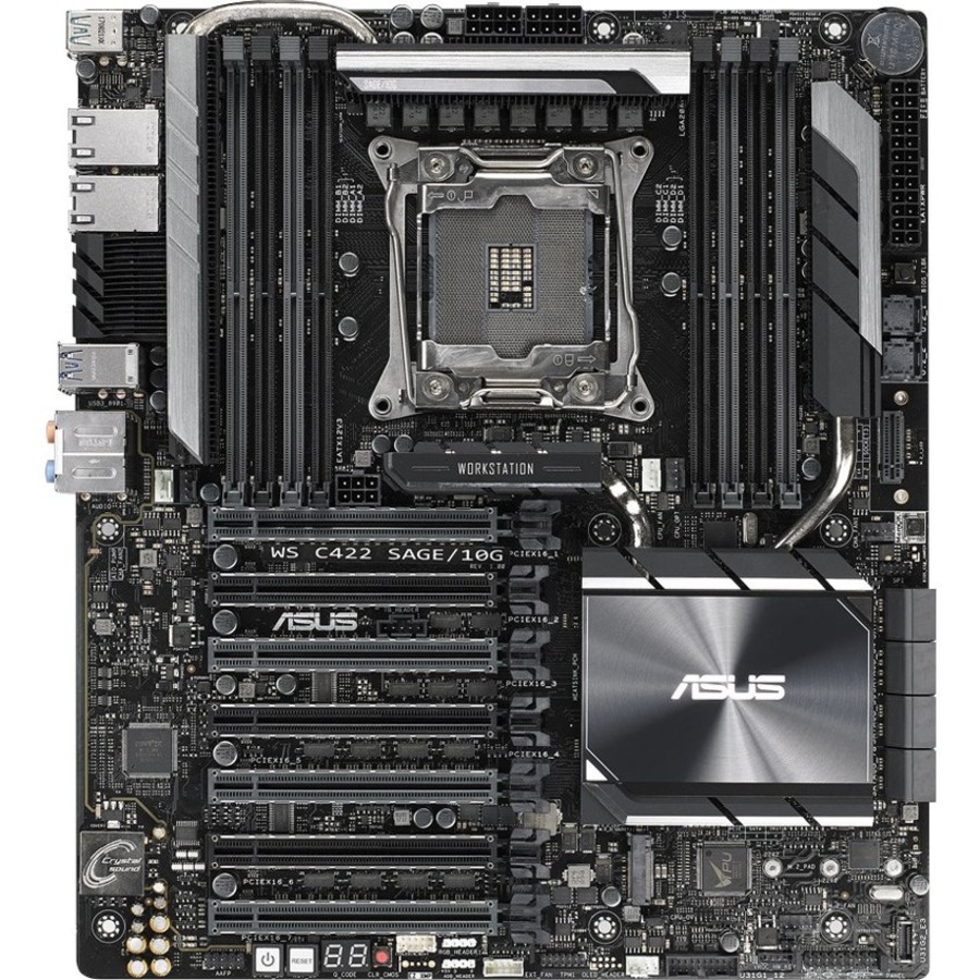 WS C422 SAGE/10G, SOCKET 2066,CEB, SUPPORTS INTEL VIRTUAL RAID ON CPU (VROC), SU