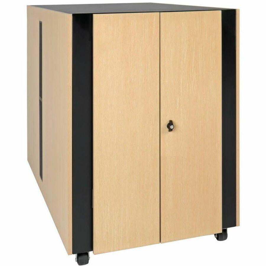 EATON TRIPP LITE SERIES SMARTRACK SOUND PROOF HALF-HEIGHT SERVER RACK ENCLOSURE,