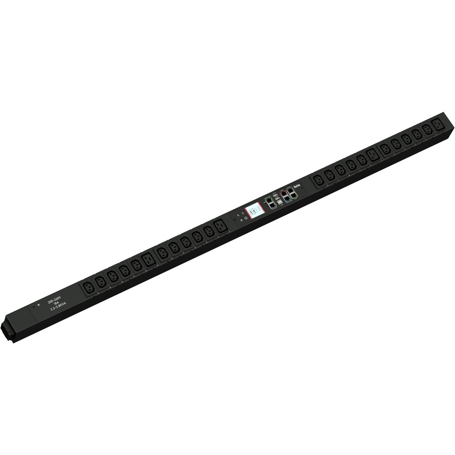 1PH, 208V AC, 16A (16A RATED); 24 OUTLETS: 20X C13, 4X C19; PLUG: NEMA L6-20P (B