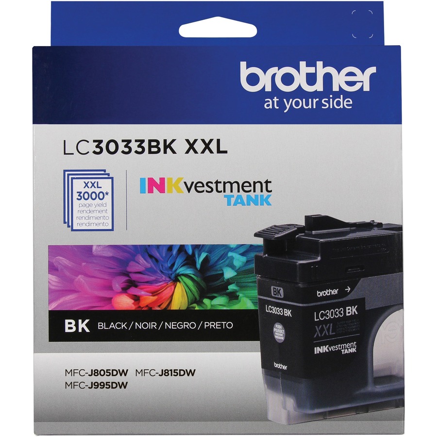 BROTHER LC3033BKS INKvestment Tank Black Ink Cartridge, Super High Yield