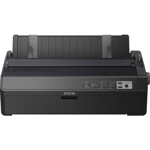 Epson LQ-2090II NT 24-pin Dot Matrix Printer - Monochrome - Energy Star - 550 cps Mono - 3.90" (99.06 mm), 4" (101.60 mm) Width x 16.50" (419.10 mm), 22" (558.80 mm) Length - USB - Parallel - Ethernet