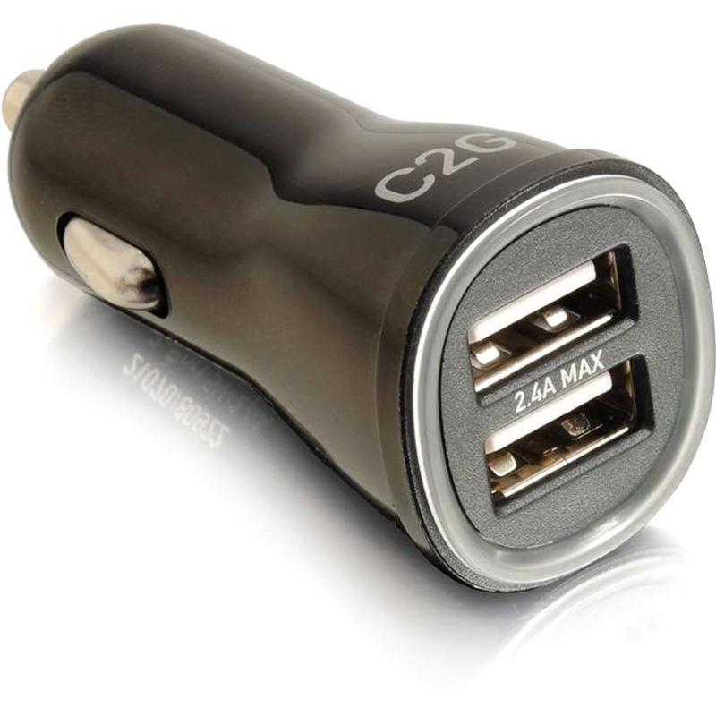 2 Port USB Car Charger 5V 2.4A