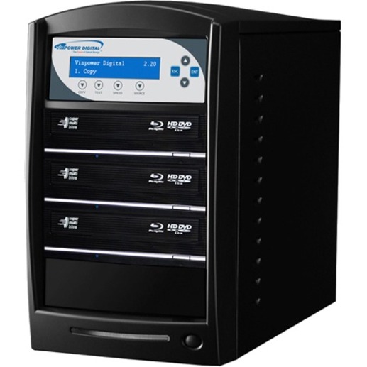 SHARKBLU HDD TO 3 BLU-RAY DUPLICATOR WITH 2TB HDD & USB 3.0 MFCP & BD COPY PROTE