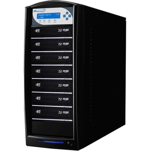 SHARKBLU HDD TO 7 BLU-RAY DUPLICATOR WITH 2TB HDD & USB 3.0 MFCP & BD COPY PROTE
