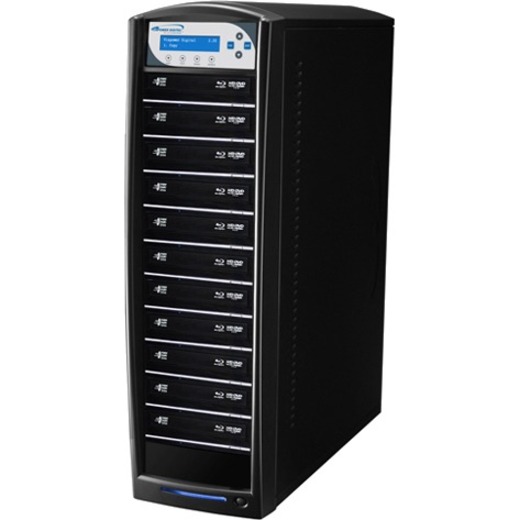 SHARKBLU HDD TO 11 BLU-RAY DUPLICATOR WITH 2TB HDD & USB 3.0 MFCP & BD COPY PROT