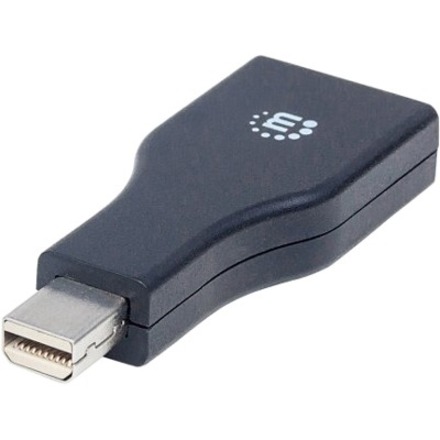 MINI DISPLAYPORT MALE TO DISPLAYPORT FEMALE, ADAPTER, BLACK