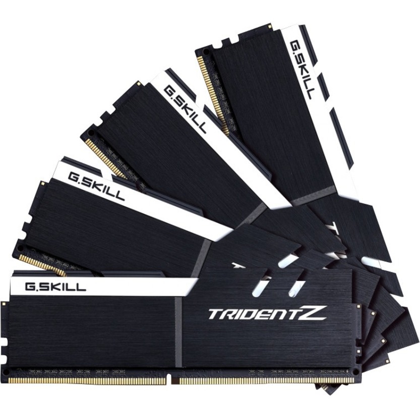 G.SKILL Trident Z 32GB (4x8GB) DDR4 3200MHz CL16 1.35V Desktop Memory (F4-3200C16Q-32GTZKW)