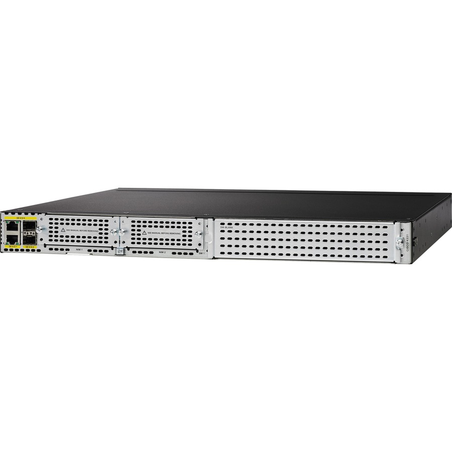WIRED ROUTER ISR 4331 WITH DNA SUPPORTE, 1RU,WITH 3 ONBOARD GE, 2 NIM SLOTS, 1 I