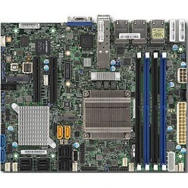 Carte de serveur Supermicro FCBGA-1667 à socket unique avec processeur Intel Xeon D-1587 à 16 c?urs/32 threads - Flex-ATX, pack en vrac (MBD-X10SDV-7TP8F)